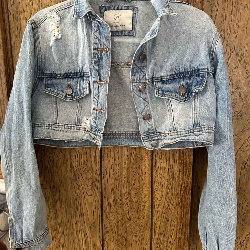 Cropped Jean Jacket